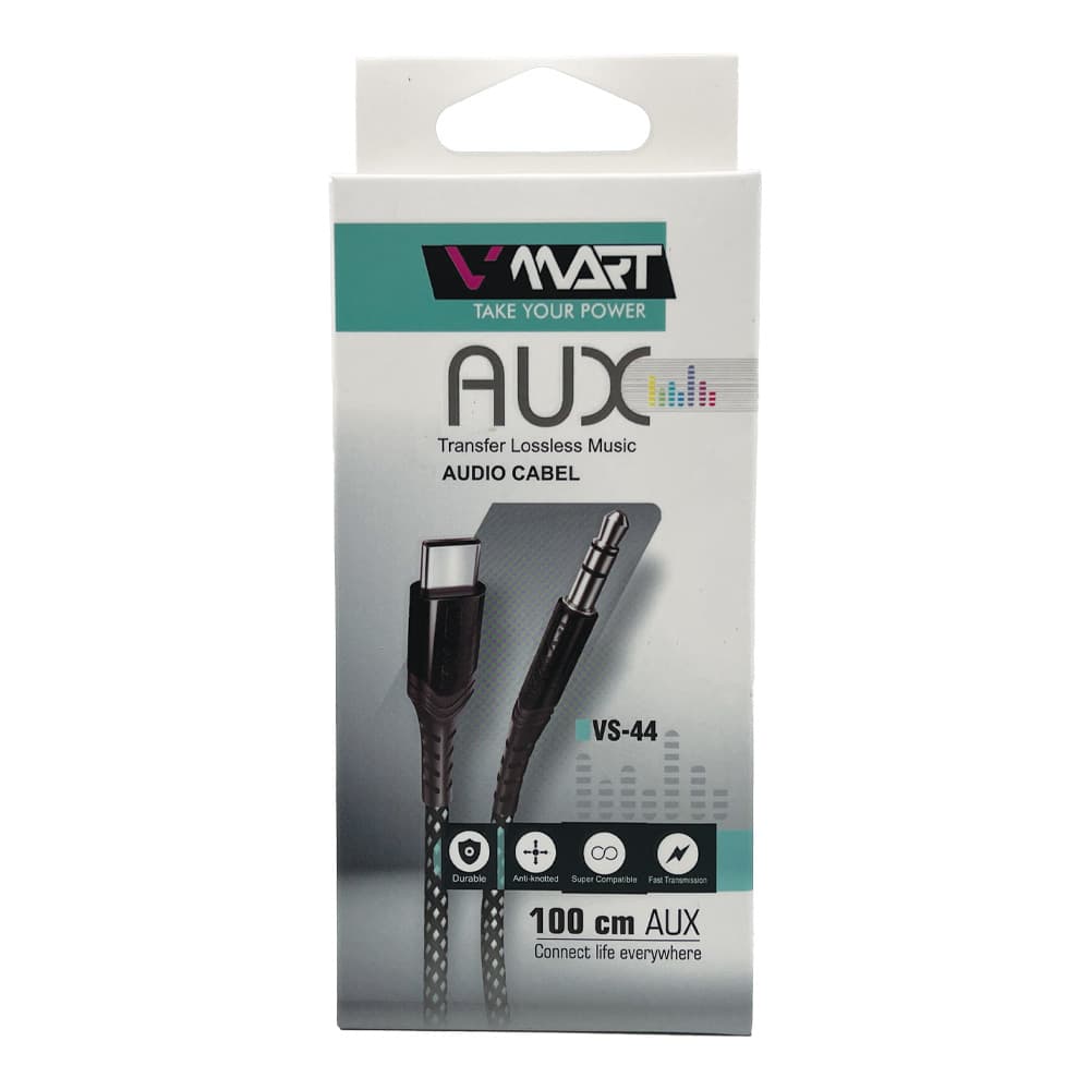 کابل AUX وی اسمارت VS-44 آیفون اورجینال