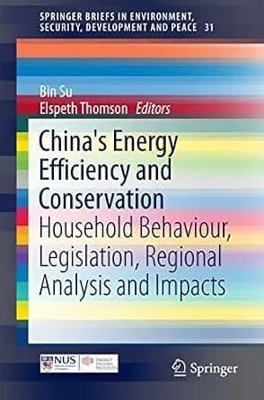 و دانلود نسخه کامل کتاب زبان اصلی China’s Energy Efficiency and Conservation: Household Behaviour, Legislation, Regional Analysis and Impacts (SpringerBriefs in Environment, Security, Devel
