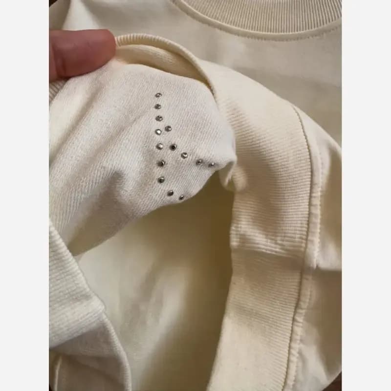 بلوز دورس دخترانه مروارید پانچ شده سایز 40 تا 65 — تصویر ۴
