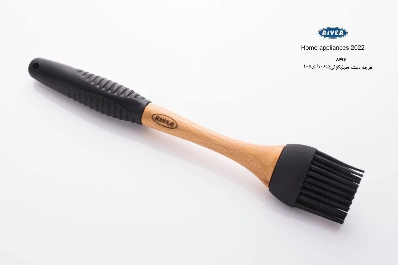 فرچه دسته سیلیکونی چوب راش ریور کد 8494