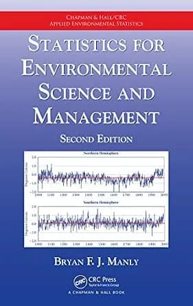 و دانلود نسخه کامل کتاب زبان اصلی Statistics for Environmental Science and Management (Chapman & Hall/CRC Applied Environmental Statistics) PDF | دانلود کتاب خارجی