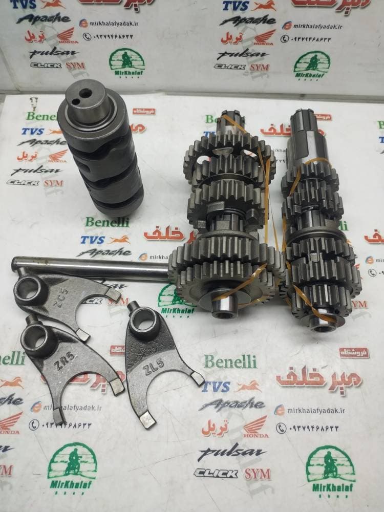 گیربکس کامل موتور هوندا و تریل 5 دنده ریز (کامل)