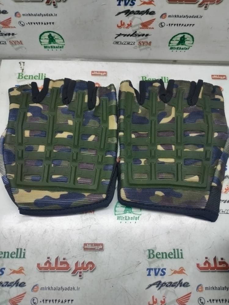دستکش نیمه انگشتی اسپرت ارتشی