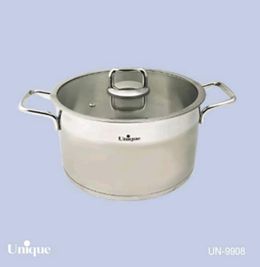 قابلمه تک استیل سایز 28 (فلت) یونیک کد UN-9908