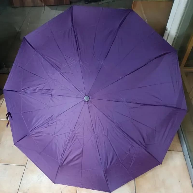 چتر اتوماتیک 10 فنر مقاوم طرح شیائومی فول اتوماتیک رنگبندی متنوع — تصویر ۱۲