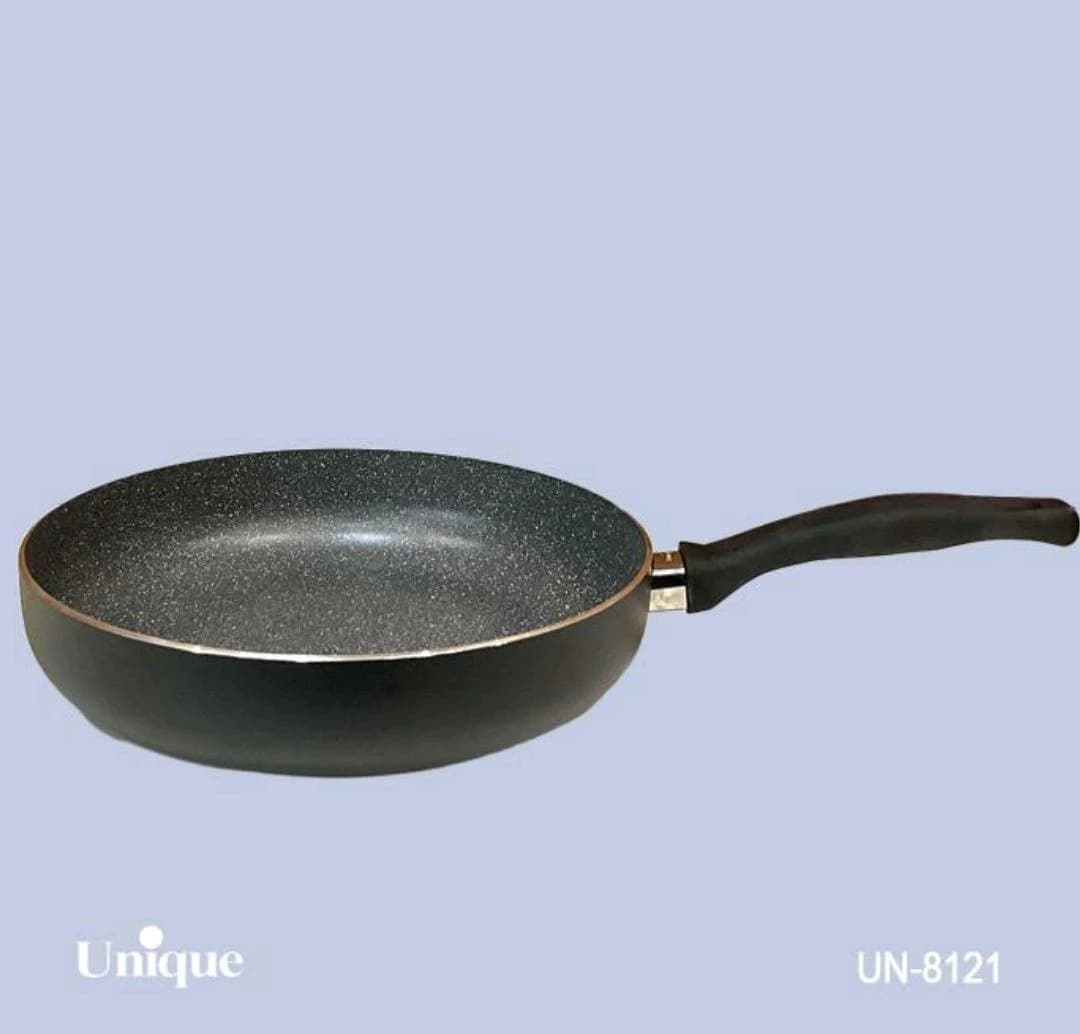 تابه تک دسته سایز 28 کف گرانیت مشکی یونیک کد UN-8121 — تصویر ۲