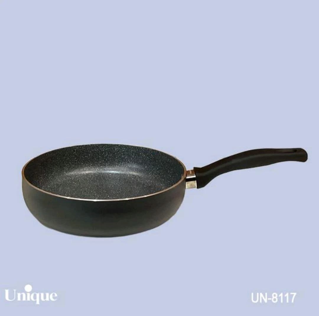 تابه تک دسته سایز 20 کف گرانیت مشکی یونیک کد UN-8117 — تصویر ۲