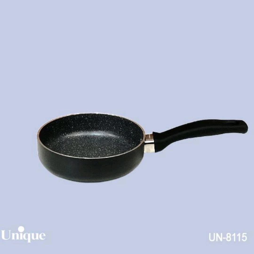 تابه تک دسته سایز 16 کف گرانیت مشکی یونیک کد UN-8115 — تصویر ۲