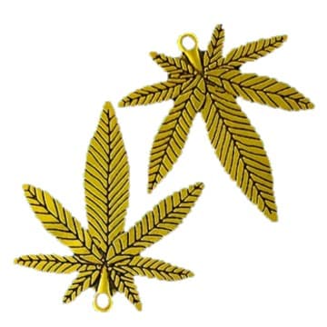 آویز گردنبند طرح برگ کد 021 بسته دو عددی (خرجکار)