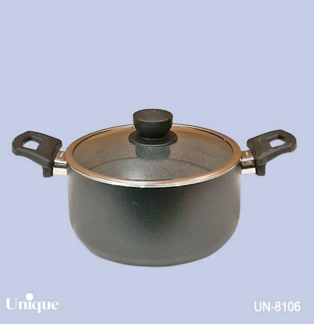 قابلمه تک سایز 20 کف گرانیت طوسی تیره یونیک کد UN-8106