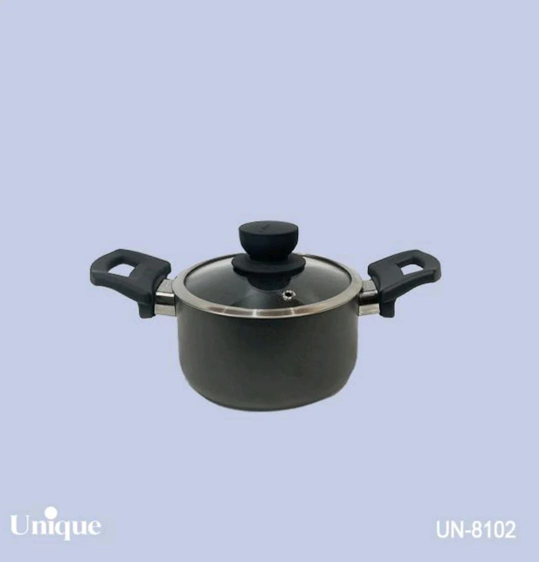 قابلمه تک سایز 14 کف گرانیت طوسی تیره یونیک کد UN-8102