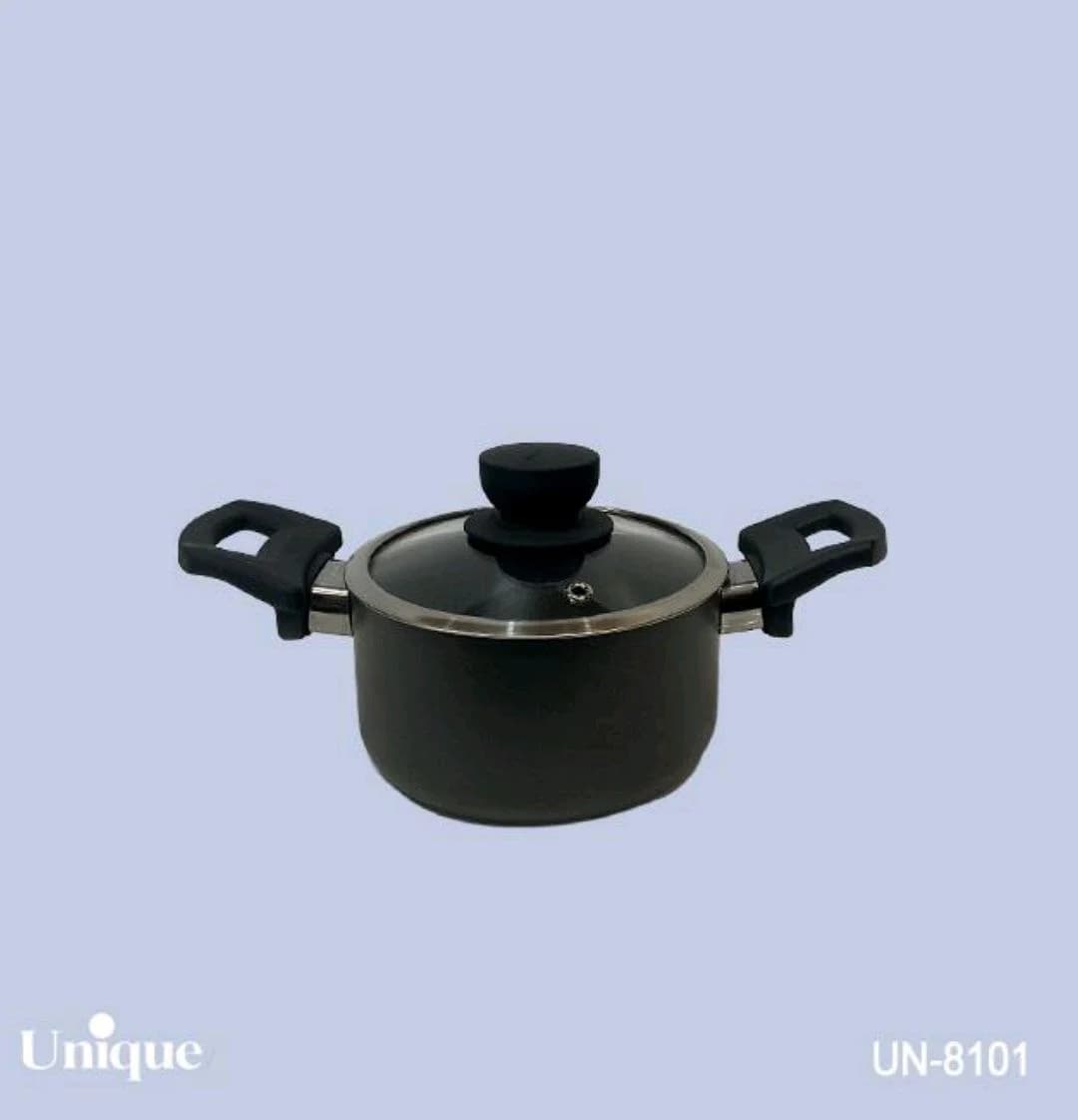 قابلمه تک سایز 14 کف گرانیت مشکی یونیک کد UN-8101