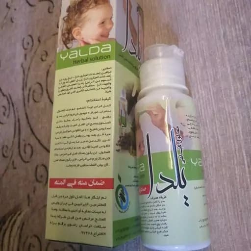 محلول گیاهی ضد شپشک یلدا همراه با شانه — تصویر ۳