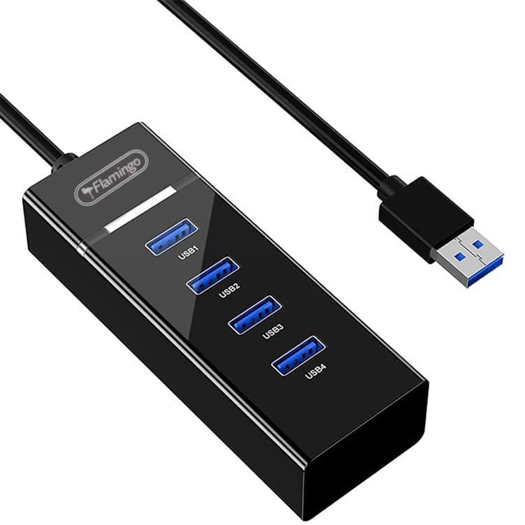 هاب چهار پورت USB 3.0 فلامینگو 4PORT 3.0 USB HUB — تصویر ۴