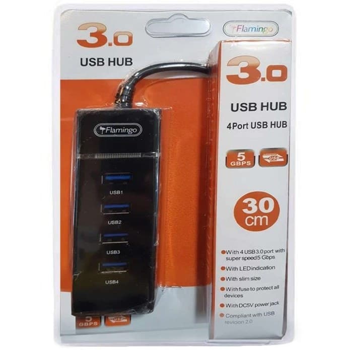 هاب چهار پورت USB 3.0 فلامینگو 4PORT 3.0 USB HUB