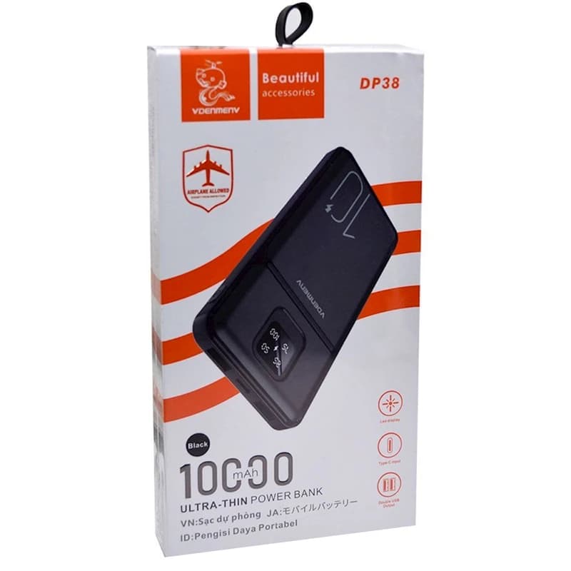 پاور بانک 10000mAh دنمن مدل DP38 ا VDENMENV DP38 POWERBANK — تصویر ۴