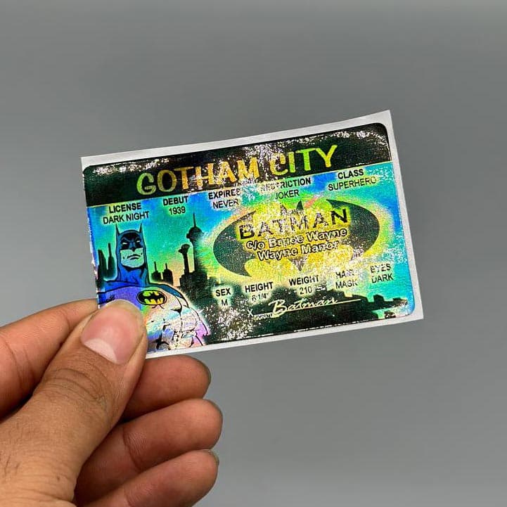 استیکر id کارت بتمن گاتهام