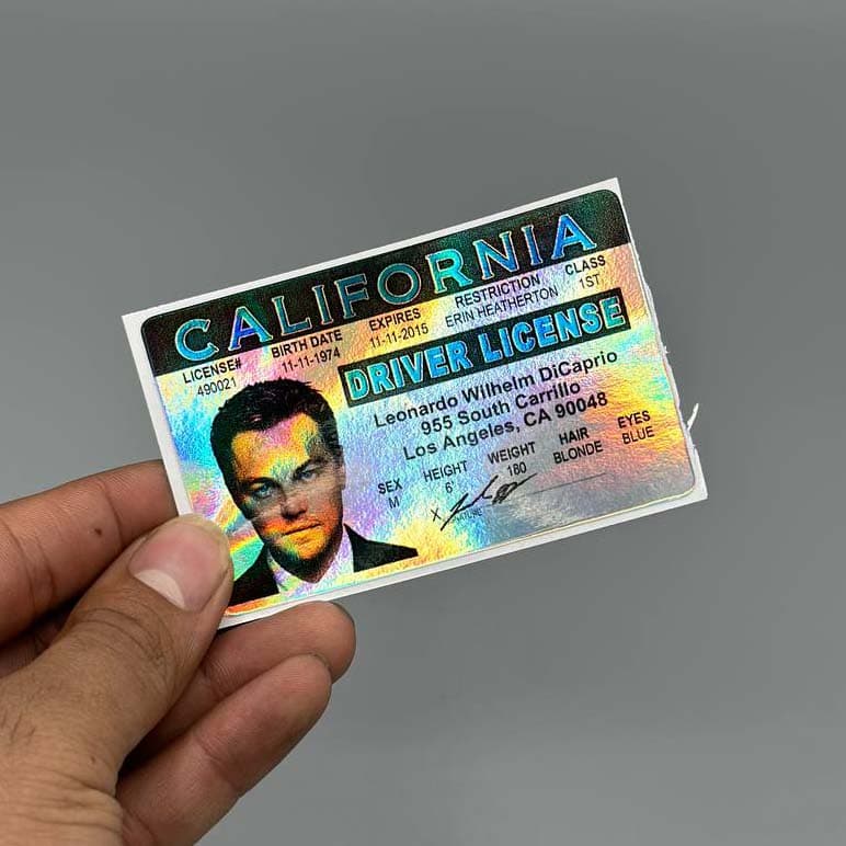 استیکر id کارت دیکاپریو
