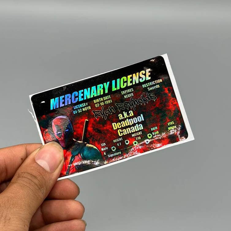استیکر id کارت ددپول