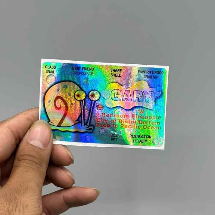 استیکر id کارت گری