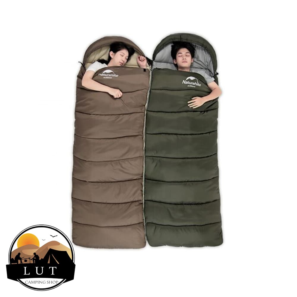 کیسه خواب الیاف نیچرهایک مدل Naturehike U350 – مستطیلی، کامفورت -1°C، وزن 1.7 کیلوگرم، قابل اتصال و چندمنظوره — تصویر ۲