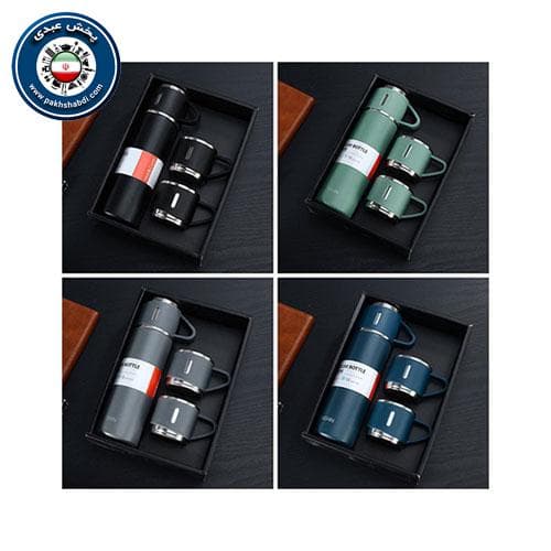 فلاسک نیم لیتری کادویی 3 کاپ VACUUM — تصویر ۸