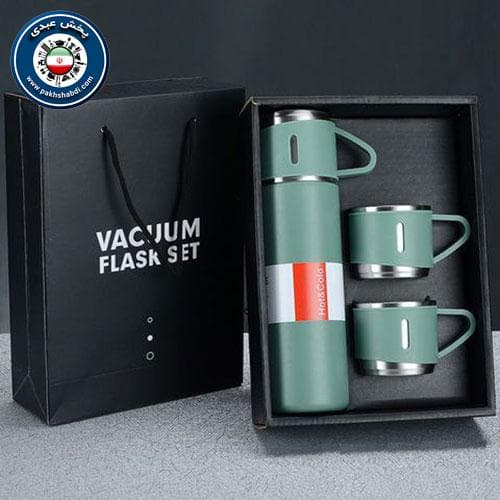 فلاسک نیم لیتری کادویی 3 کاپ VACUUM — تصویر ۷
