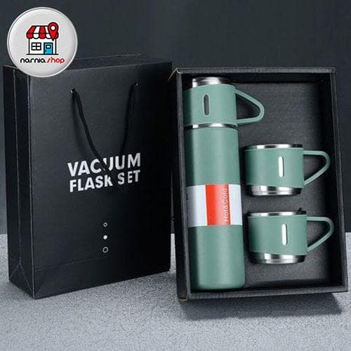 فلاسک نیم لیتری کادویی 3 کاپ VACUUM — تصویر ۳