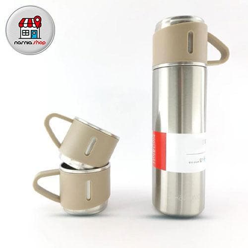فلاسک نیم لیتری کادویی 3 کاپ VACUUM