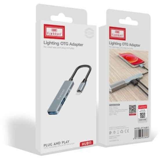 هاب لایتنینگ 3 پورت USB3.0 ارلدام مدل HUB11