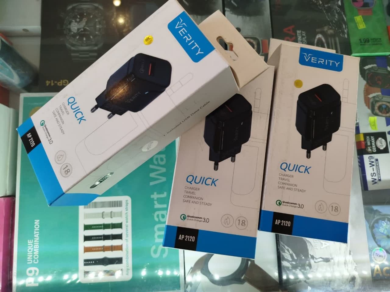 شارژر دیواری وریتی مدل AP-2120 QC3.0 18W به همراه کابل Type-C — تصویر ۵