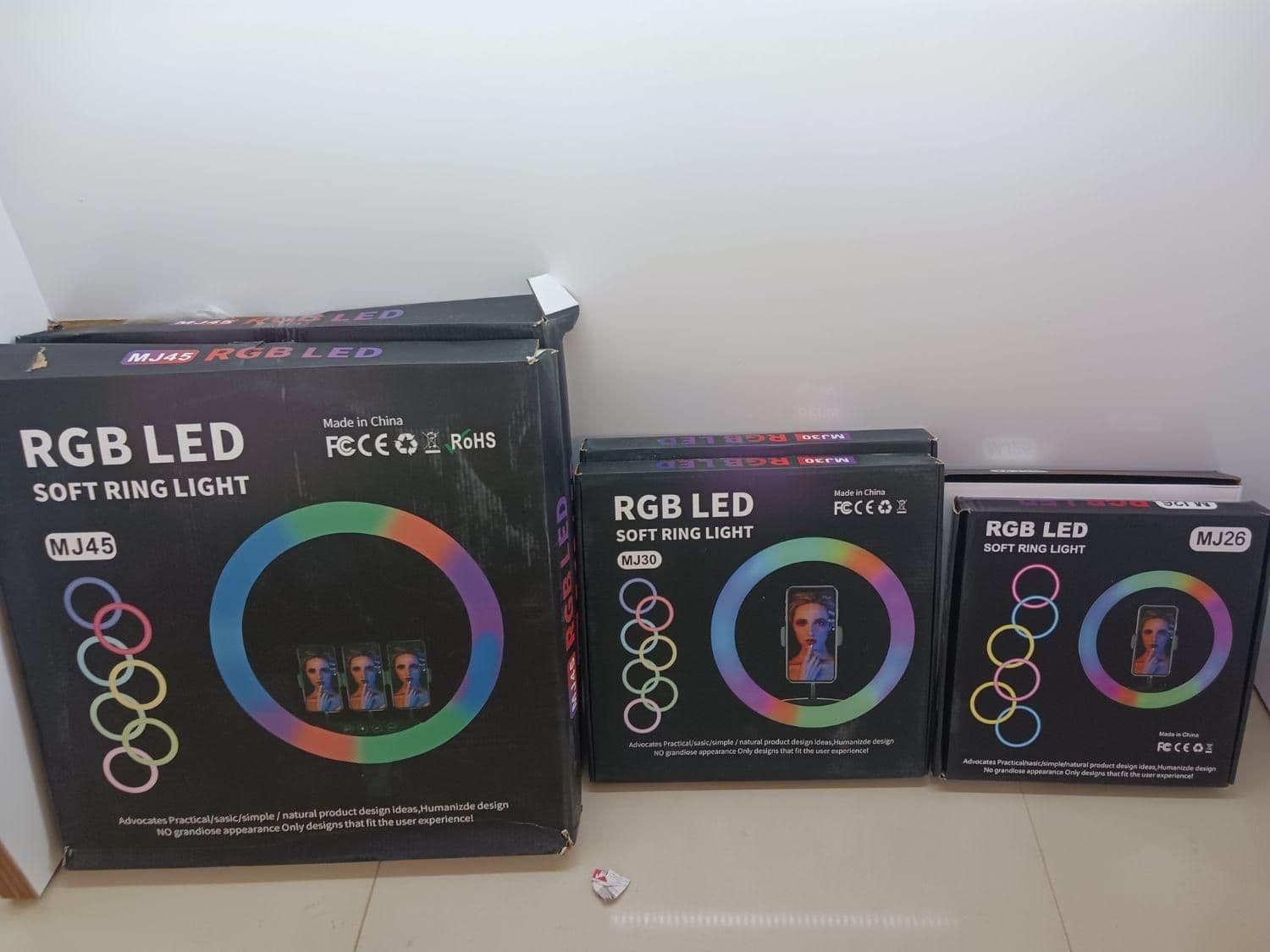 رینگ لایت RGB MJ30 — تصویر ۸