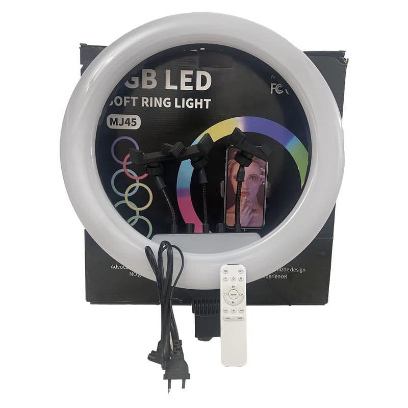 رینگ لایت RGB LED MJ45 — تصویر ۴