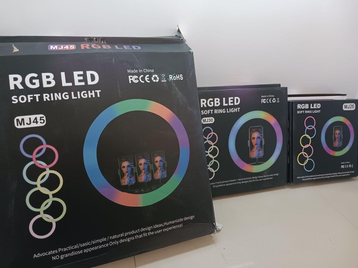 رینگ لایت RGB LED MJ45 — تصویر ۵