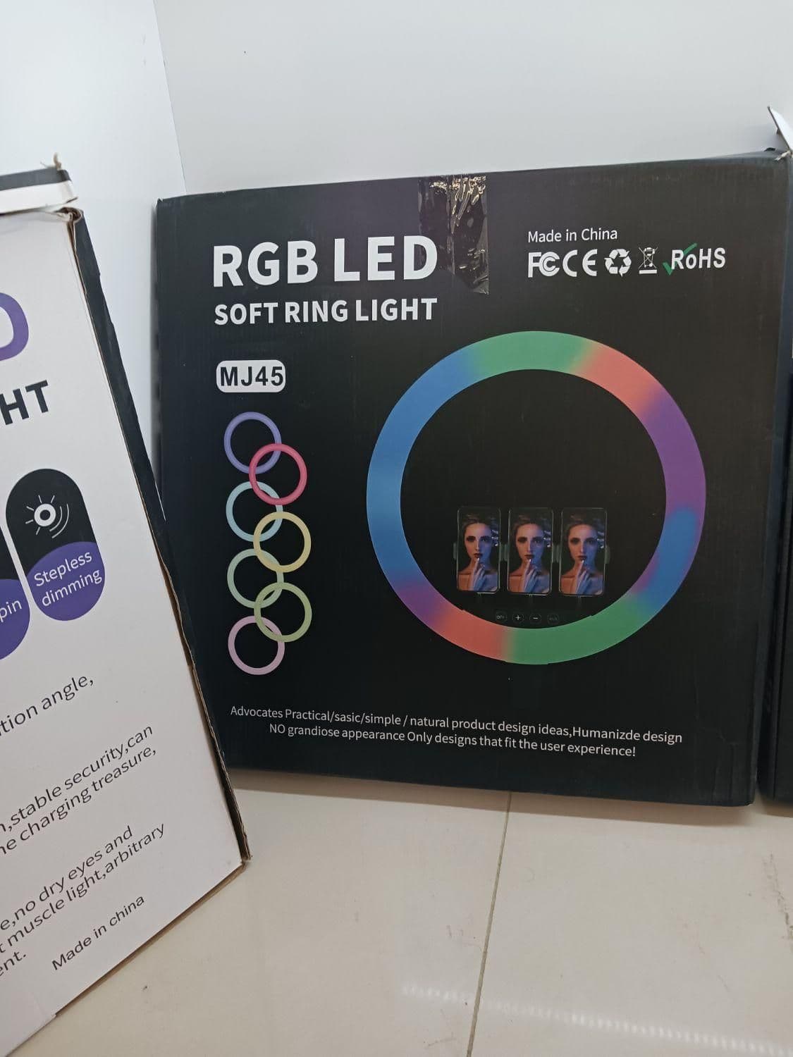 رینگ لایت RGB LED MJ45