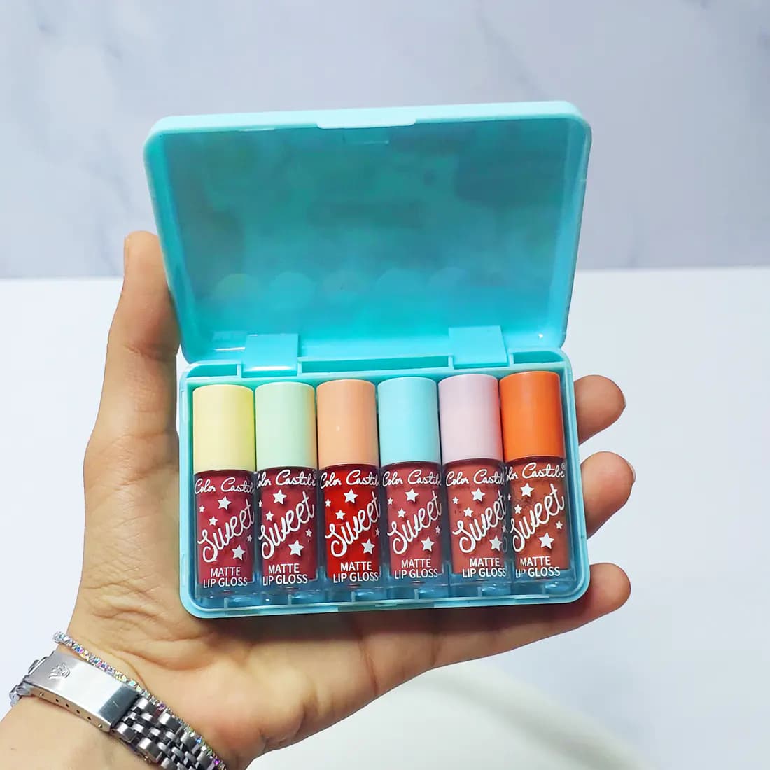 پک رژلب 6 عددی مینی کالر کستل