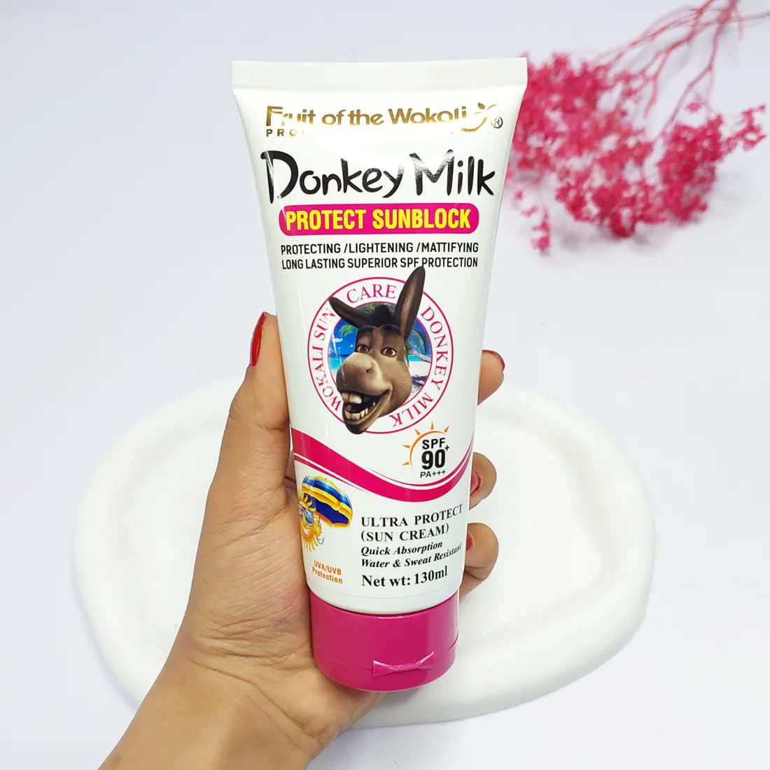 کرم ضدآفتاب شیر الاغ وکالی SPF90