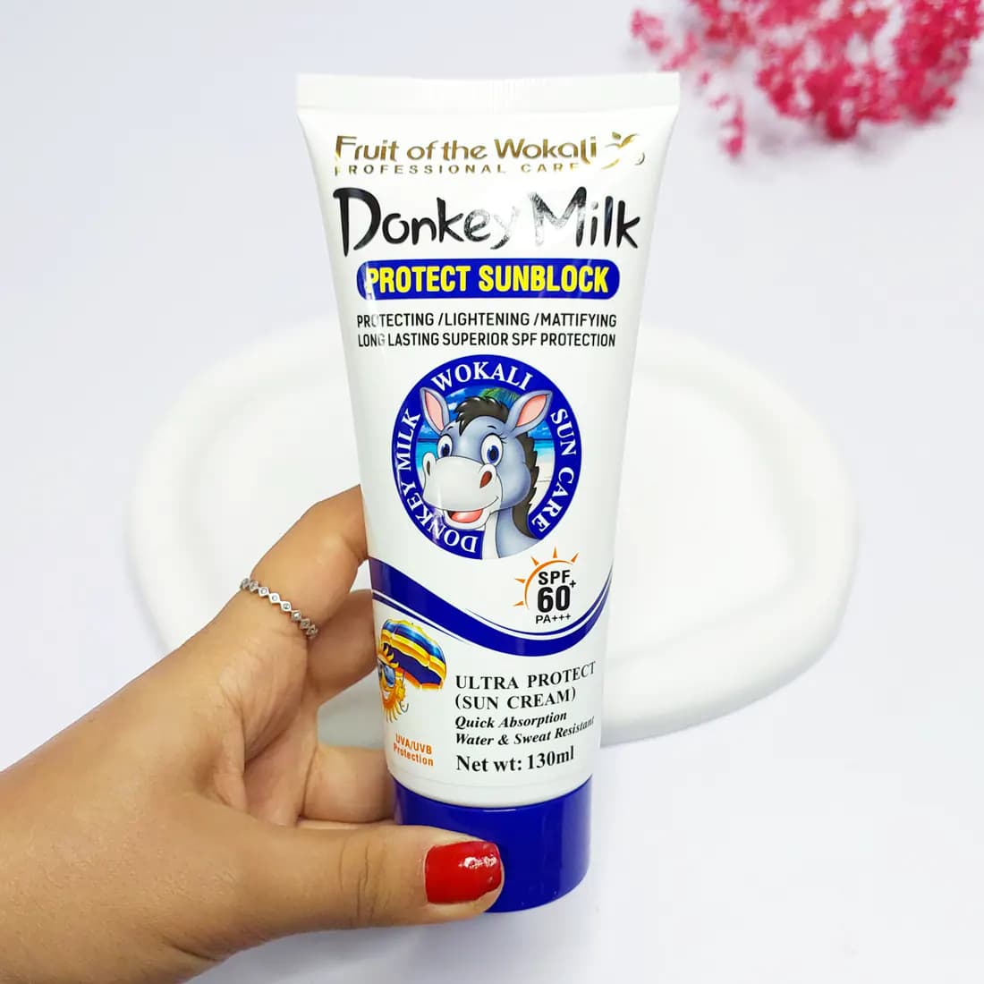 کرم ضدآفتاب شیر الاغ وکالی SPF60