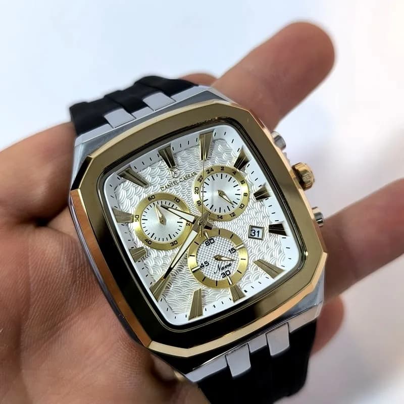 ساعت مردانه دنیل سزار DC1224G – اورجینال – کرنوگراف – یکسال گارانتی – 5000 — تصویر ۸