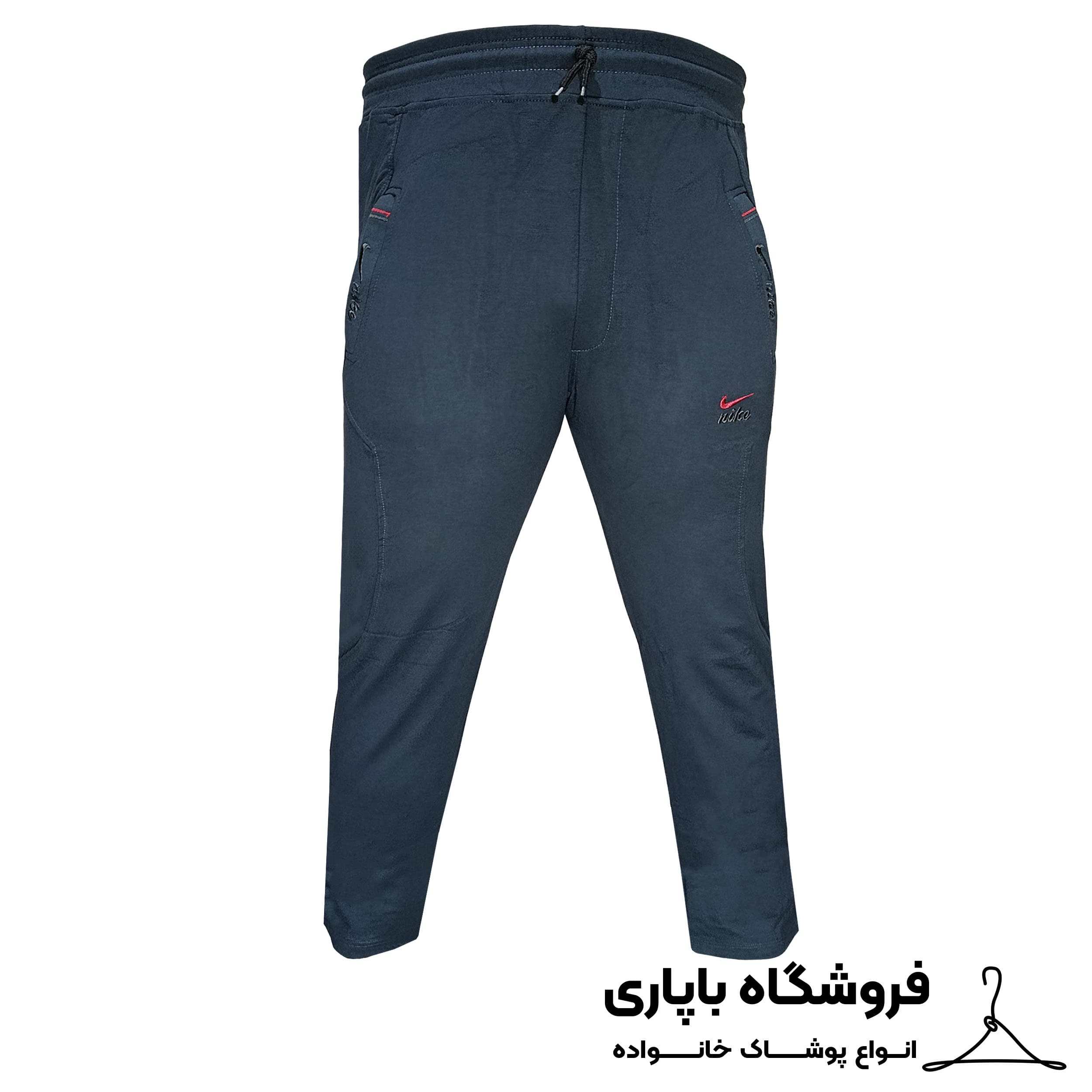 شلوار ورزشی افرا پوشینه مدل NIKE کد RR-10350 رنگ طوسی تیره