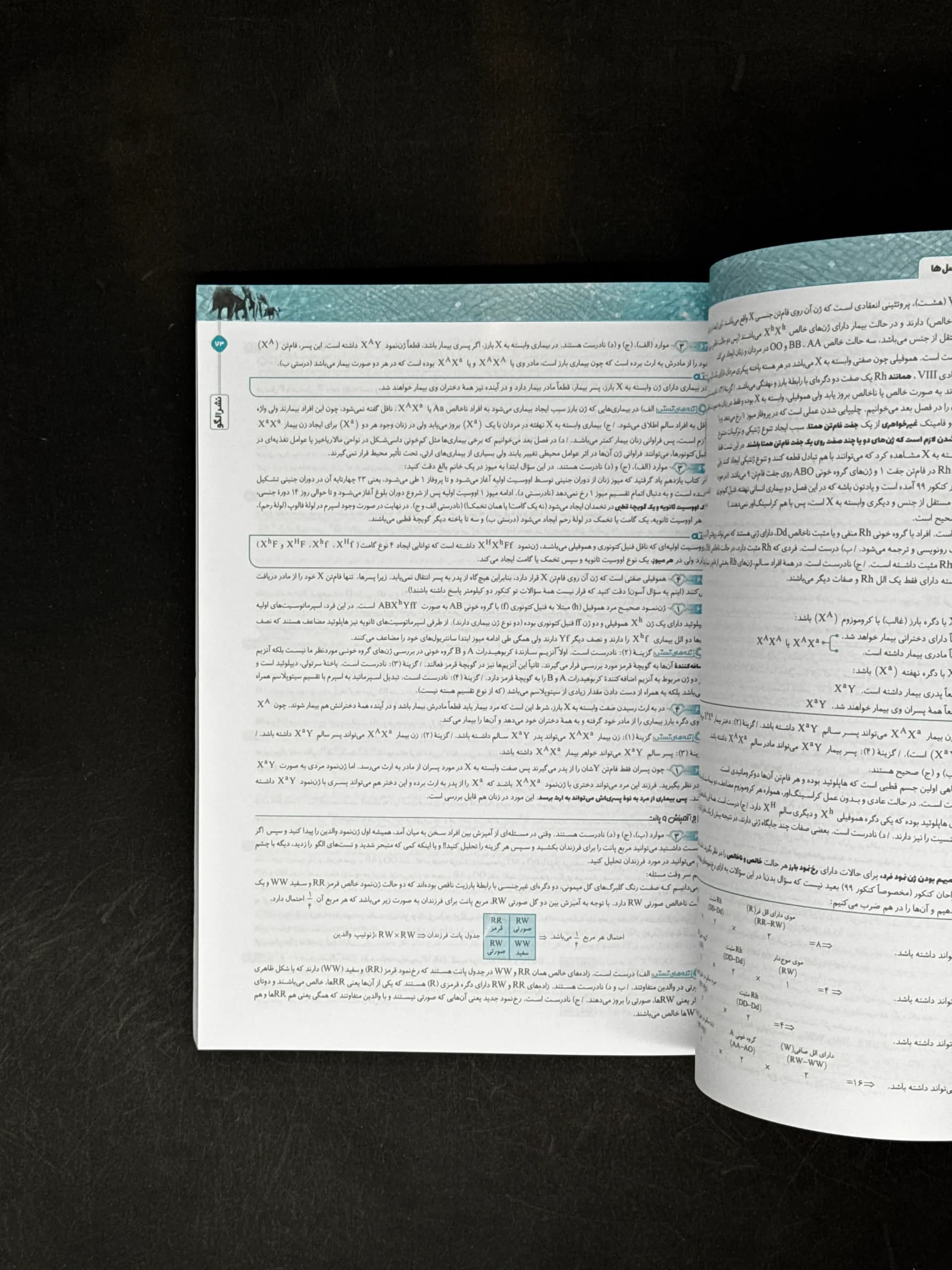 کتاب جامع زیست شناسی دوازدهم جلد دوم الگو (دست دوم) — تصویر ۳