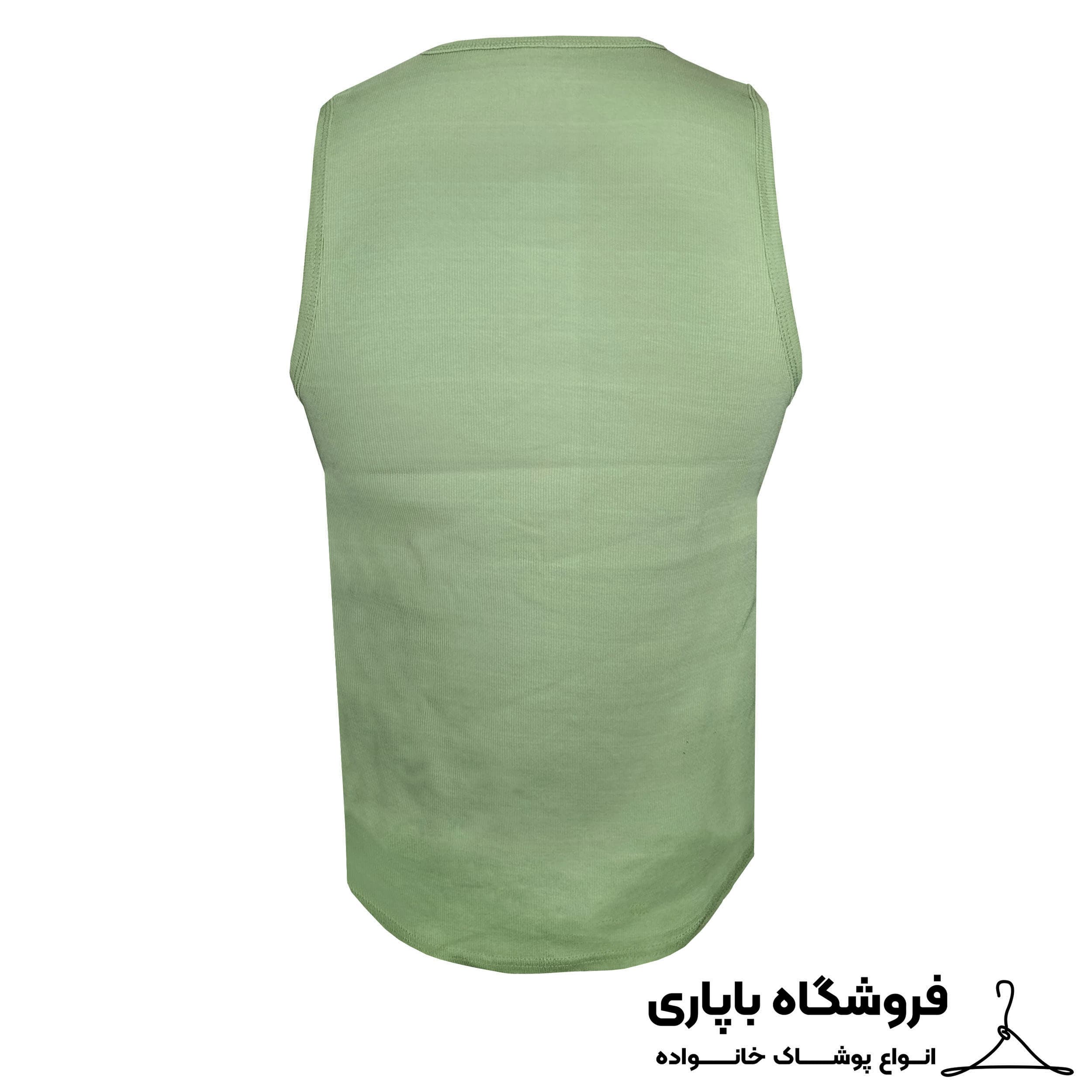 تاپ مردانه نوین چهلستون مدل تنگ تاپ کد 10391 رنگ سبز — تصویر ۳