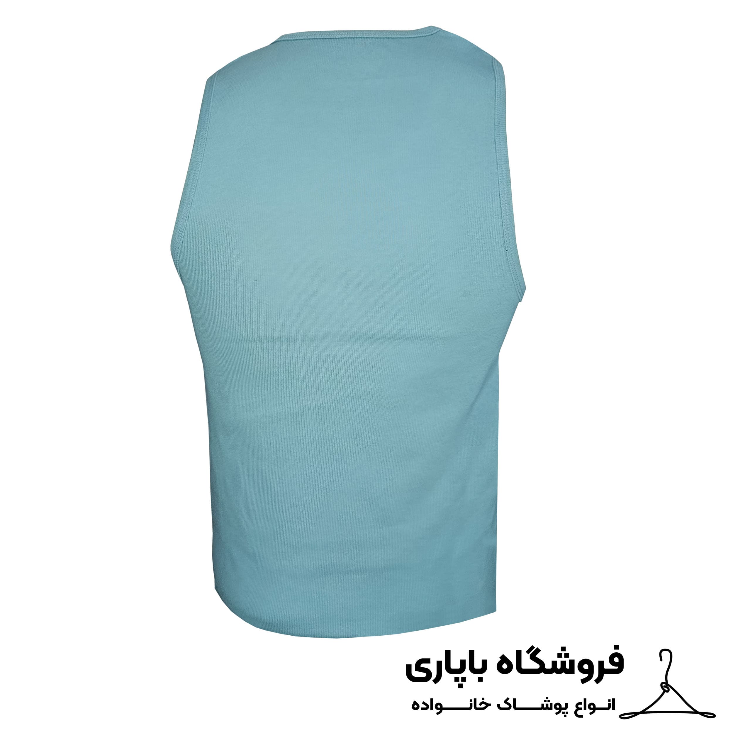تاپ مردانه نوین چهلستون مدل تنگ تاپ کد 10390 رنگ آبی — تصویر ۳