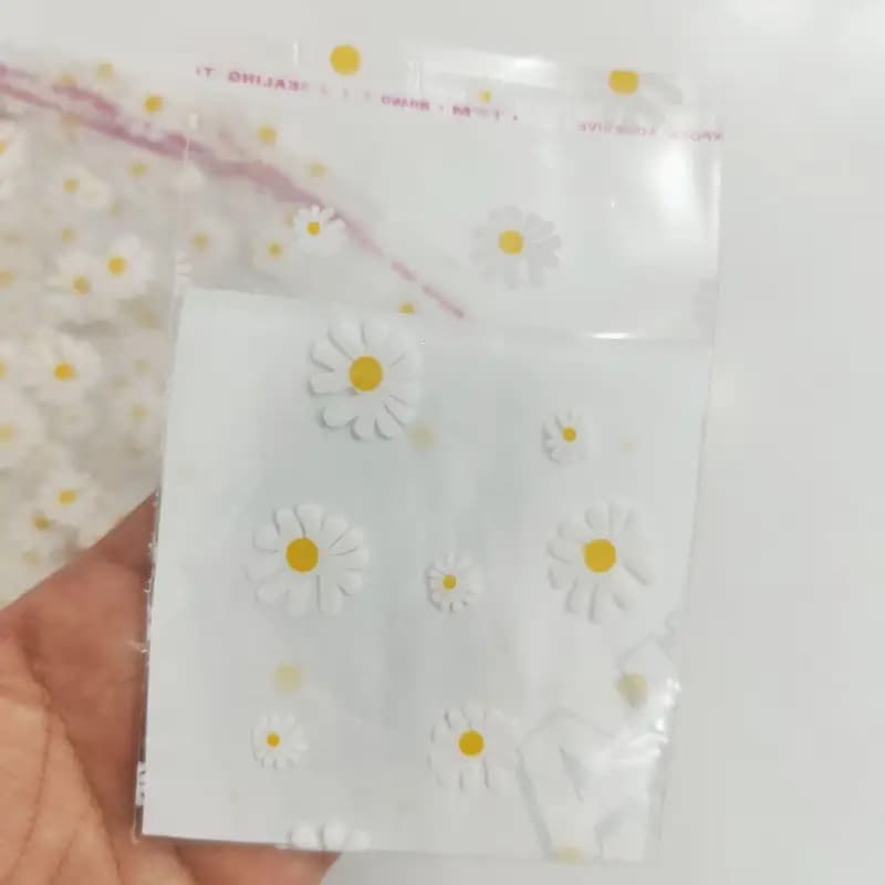 سلفون طرح بابونه سایز 8/5 در 9سانت (100گرم) — تصویر ۵
