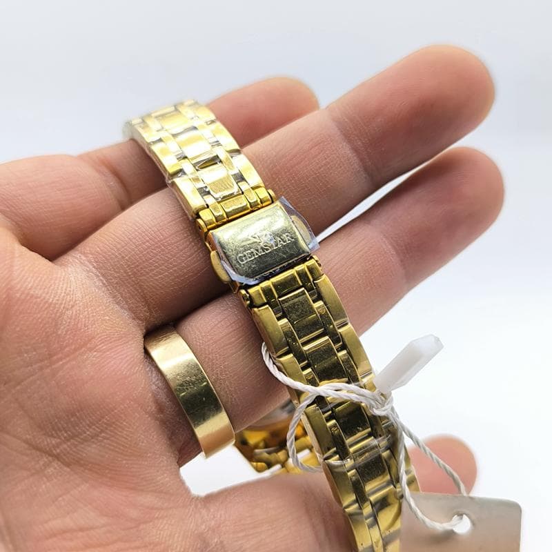 ساعت زنانه جم استار طلایی – Gemstar – 107002 — تصویر ۵