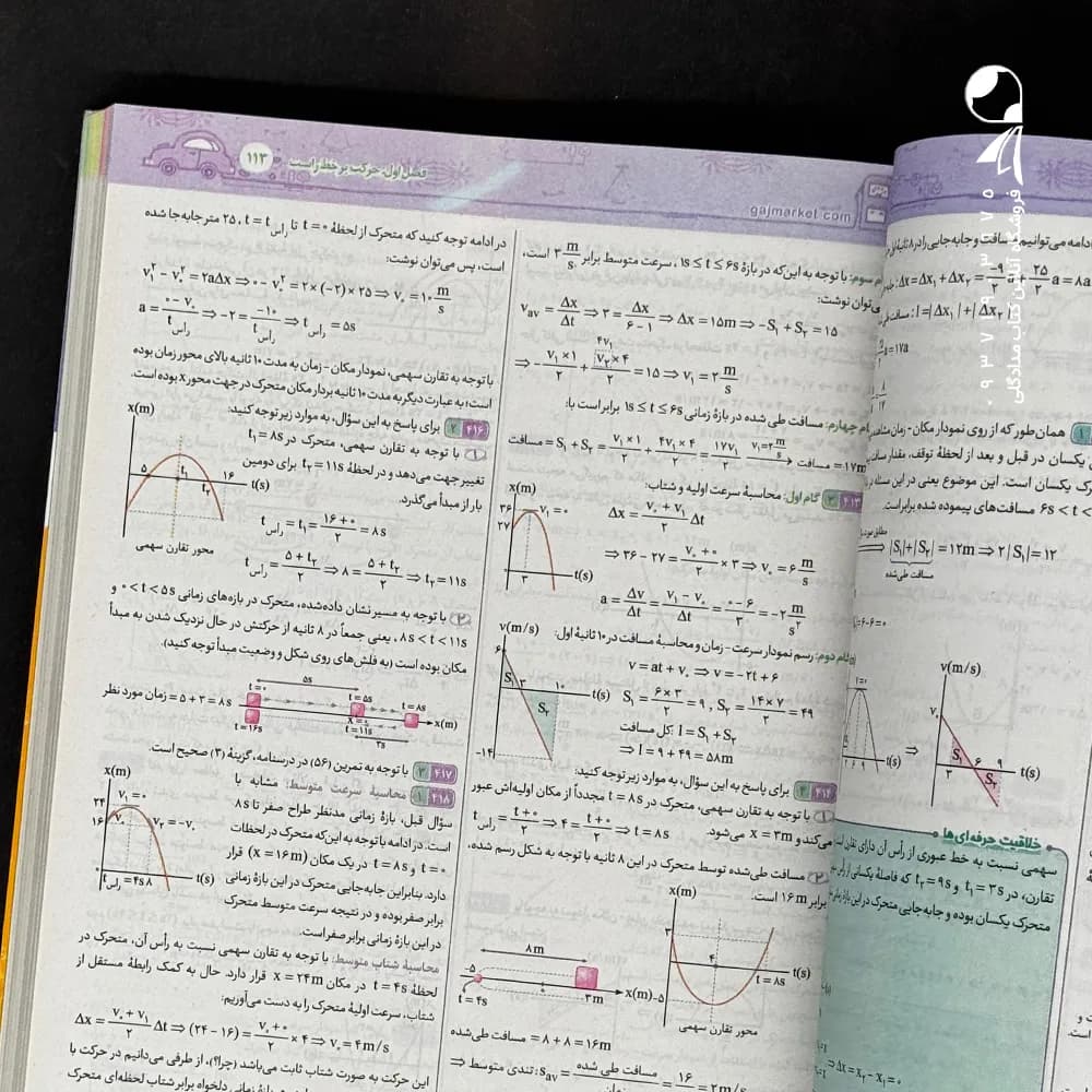 کتاب پاسخ فیزیک دوازدهم رشته تجربی میکرو گاج (دست دوم) — تصویر ۳