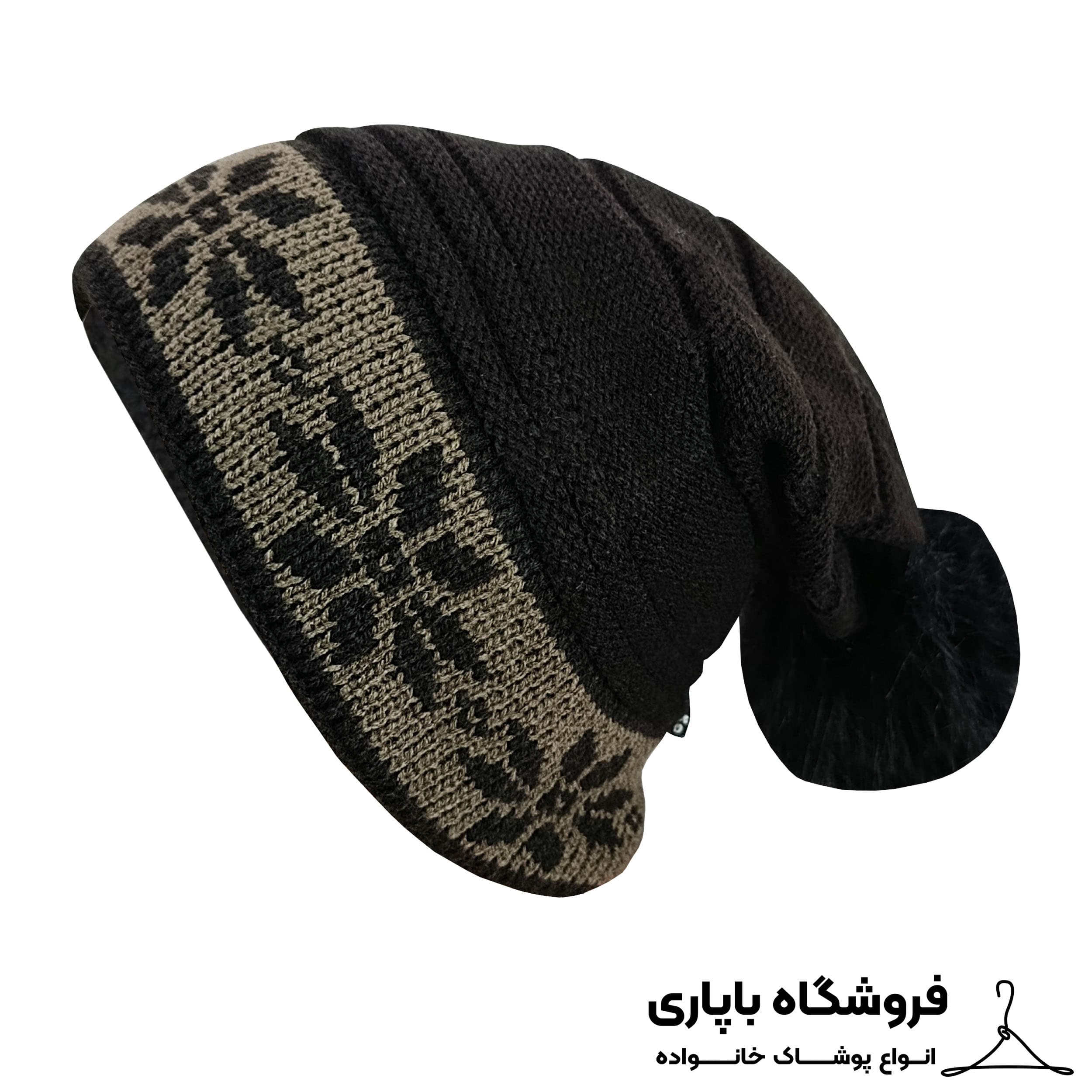 کلاه بافت اسپرت اسکیمو مدل پوم دار کد 10365