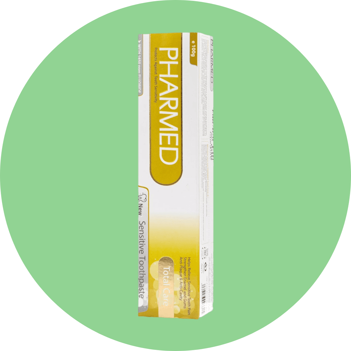 خمیردندان کامل فارمد مناسب دندان های حساس۱۰۰ گرمی/Pharmed Total Care Toothpaste 100g — تصویر ۳