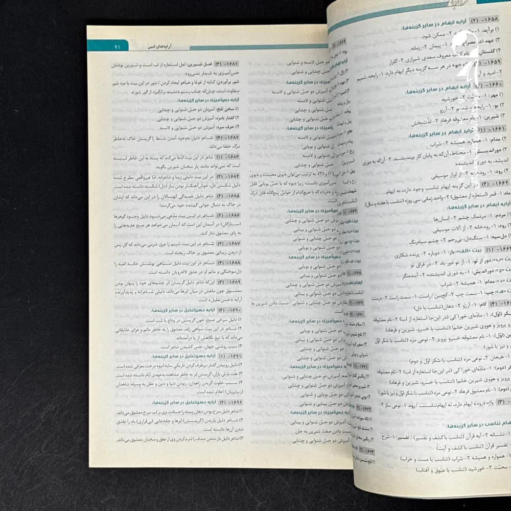 کتاب پاسخ ادبیات موضوعی کامل کنکور میکرو طلایی گاج (دست دوم) — تصویر ۲