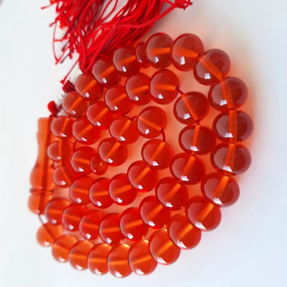 تسبیح سندلوس 47 دانه اصل کد 991 بودار تراش شلغمی زیبا آقابزرگ
